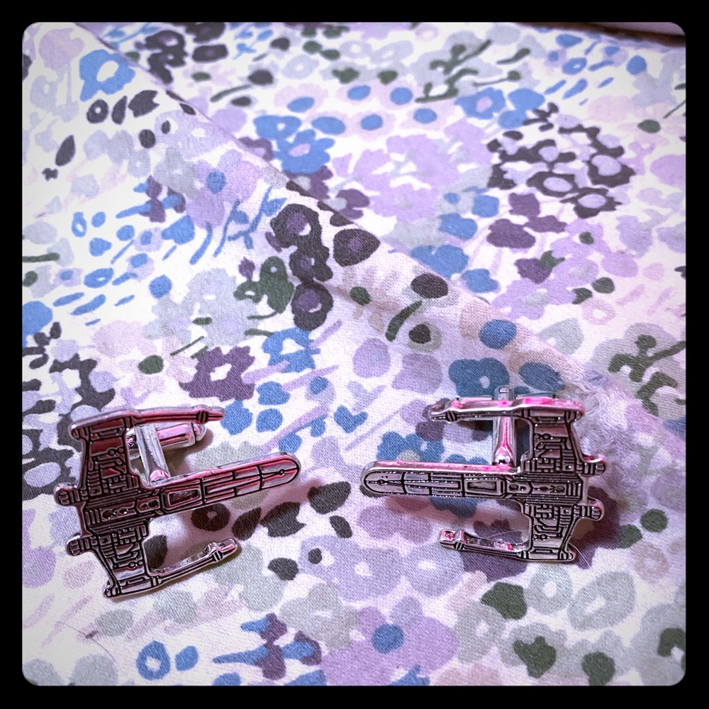 Star Wars X Wing fighter cuff links